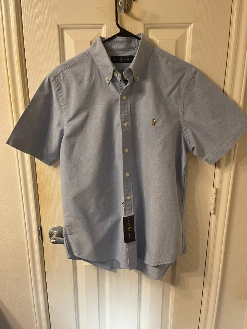 Polo Ralph Lauren Short Sleeve Oxford Shirt for Men (Medium) Yarmouth